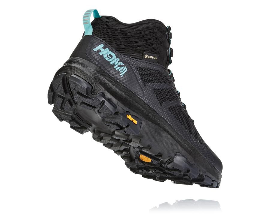 Botas De Montaña Hoka One One Mujer - Toa Gore-Tex - Negras - KDN915640